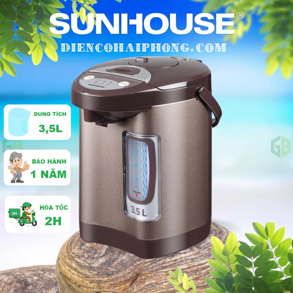 Bình thủy điện Sunhouse SHD1535C 3,5L