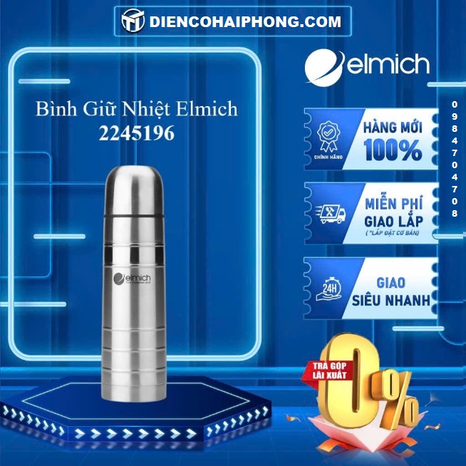 Bình giữ nhiệt Elmich Inox 304 500ml 5196