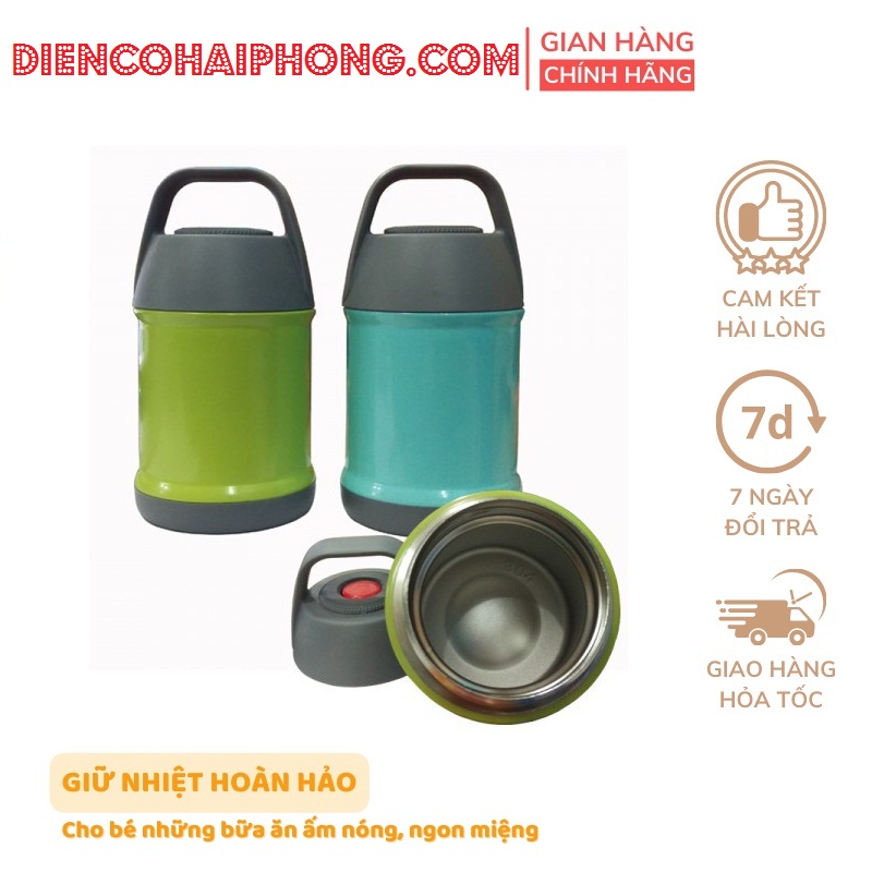 Bình ủ cháo giữ nhiệt đa năng 2 lớp cho bé