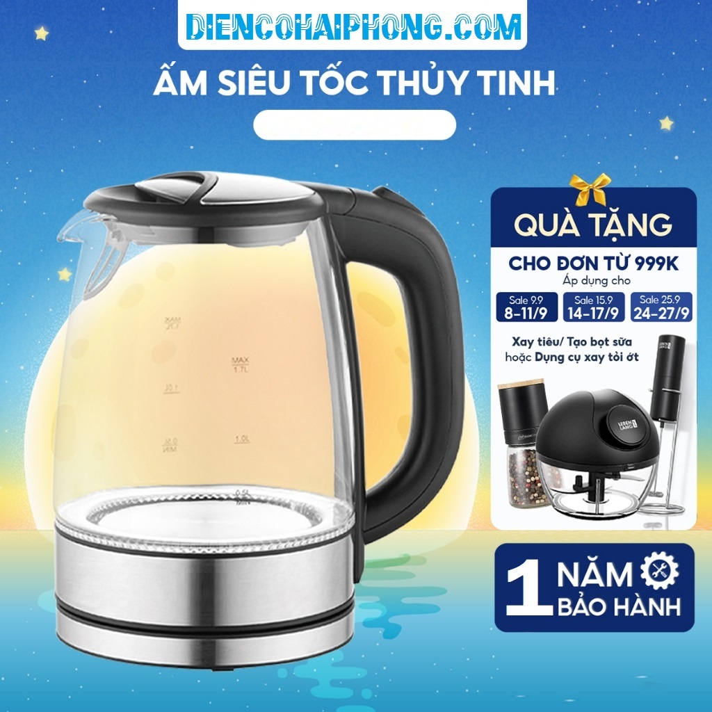 Ấm siêu tốc GOLDSUN CH2701 Dung tích 1.8 lít