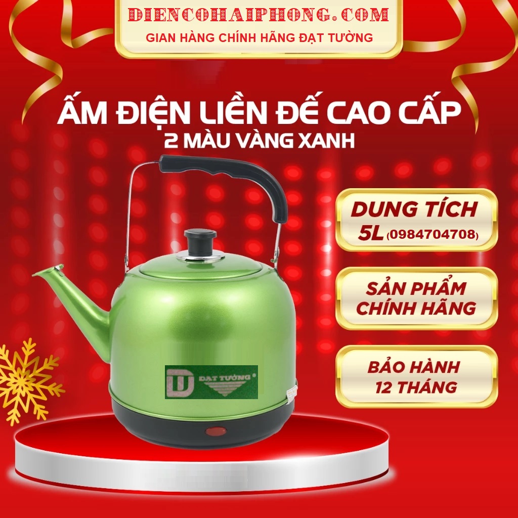 Siêu điện đạt tường 5l màu xanh