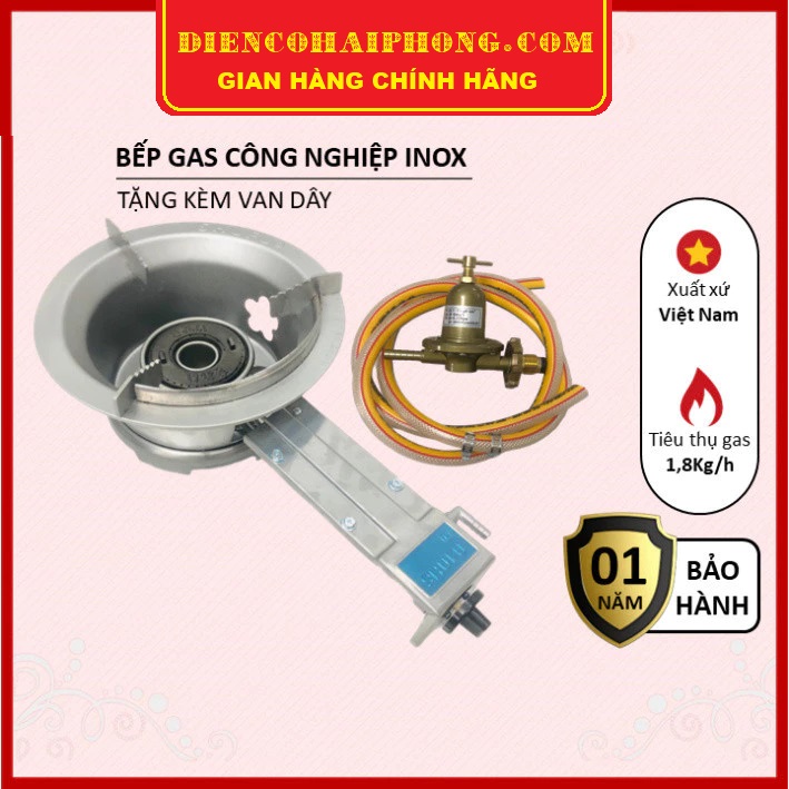 Bộ Bếp gas van dây Công Nghiệp magicsun inox