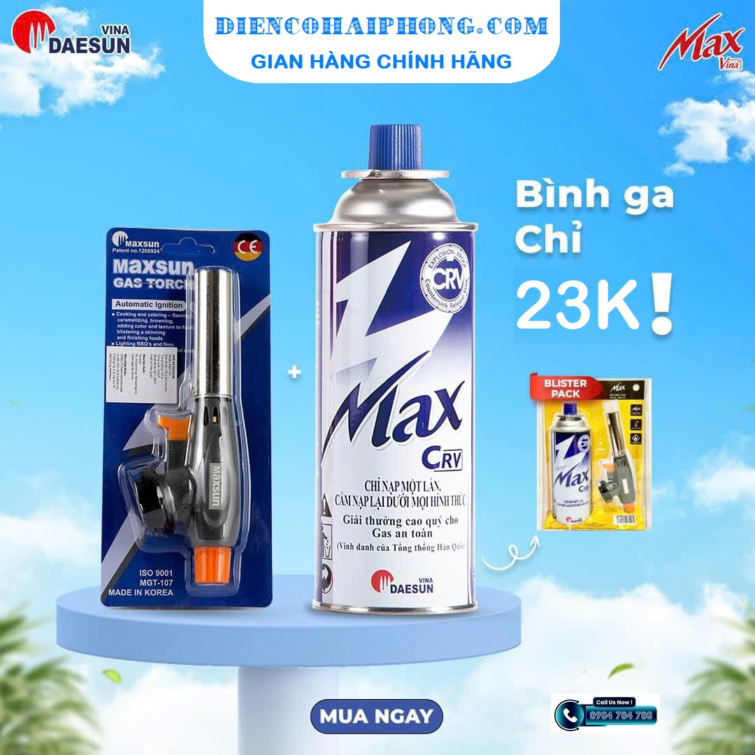 Bình Gas Mini Max Korea