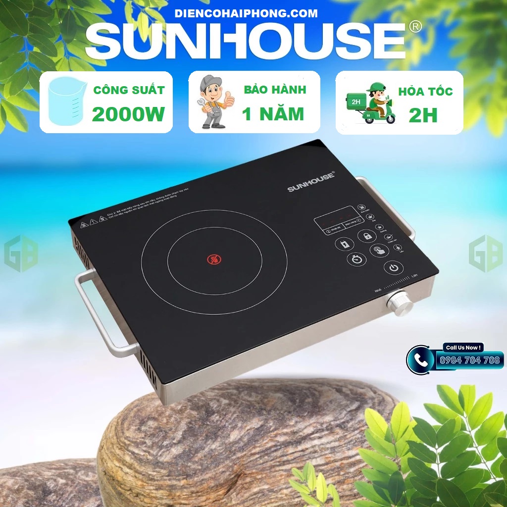 BẾP HỒNG NGOẠI CẢM ỨNG SUNHOUSE SHD6017