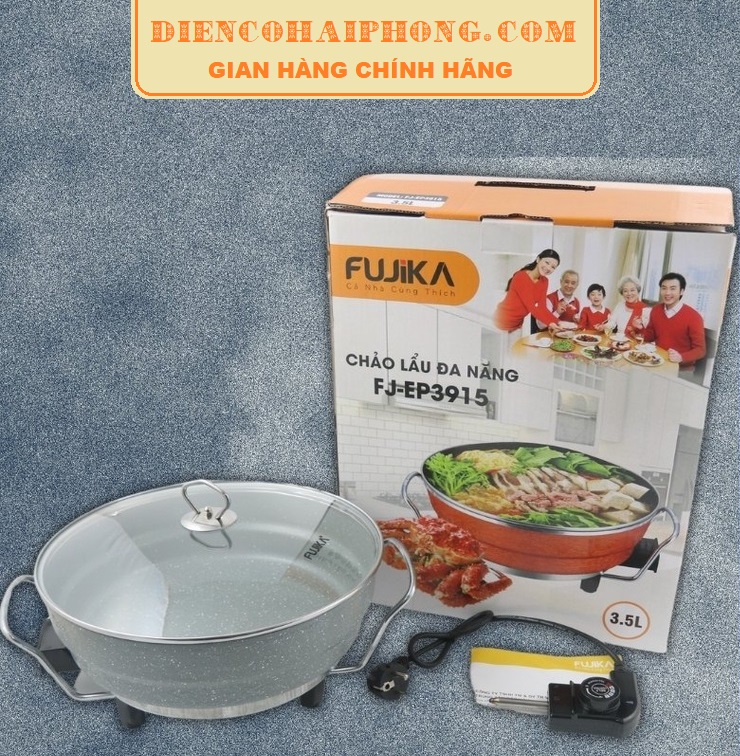 Chảo Lẩu Đa Năng FUJIKA EP 3915 3.5l Vân đá