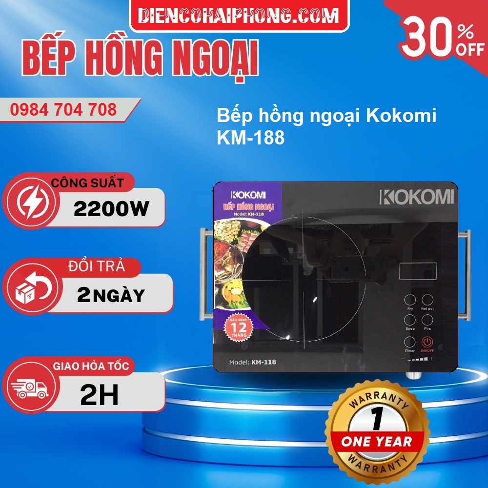 Bếp hồng ngoại Kokomi KM118