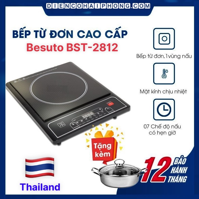Bếp Từ Bếp từ Besuto BST-2812 (Tặng nồi lẩu) Thái Lan