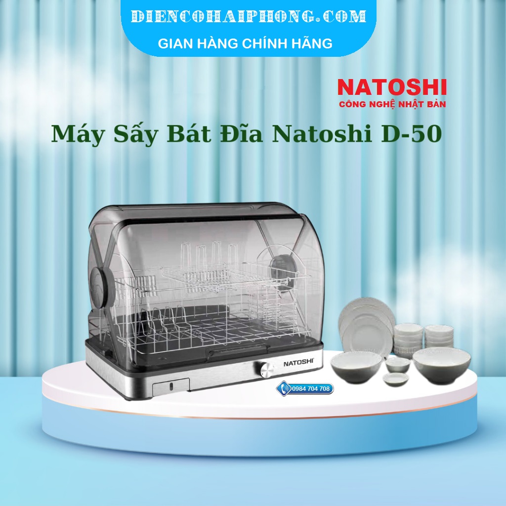 Máy sấy bát đĩa và diệt khuẩn Natoshi DS-50