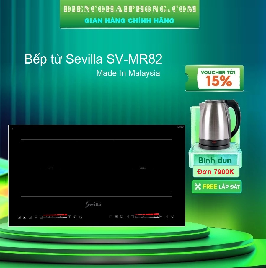 Bếp từ đôi Sevilla SV-MR82