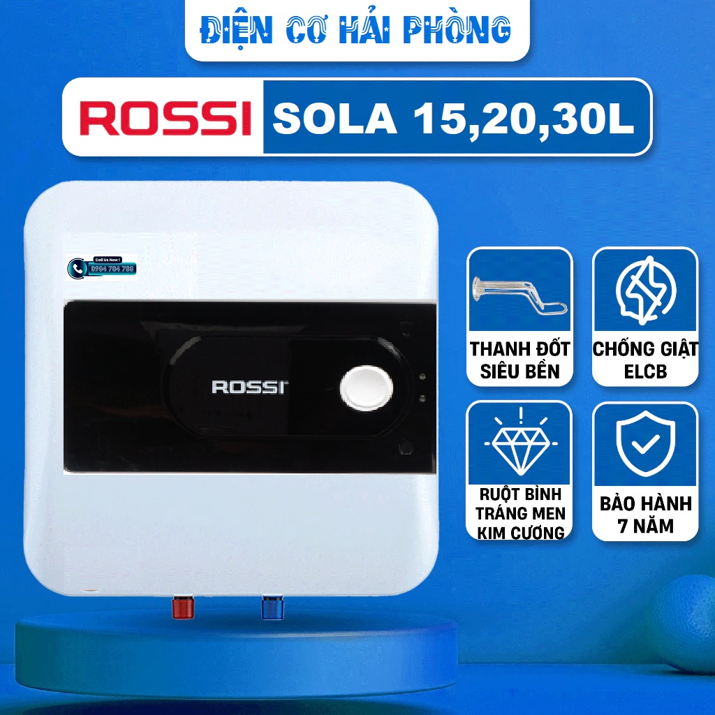 Bình nước nóng Rossi Sola 30L RSA 30SQ