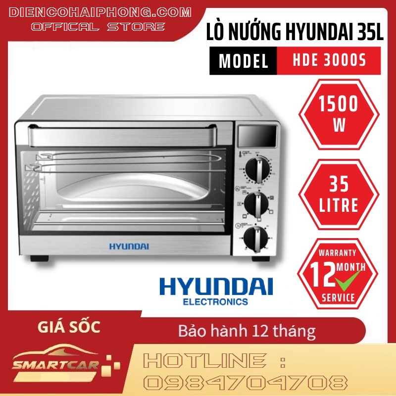 Lò nướng Hyundai HDE 3001S 35L
