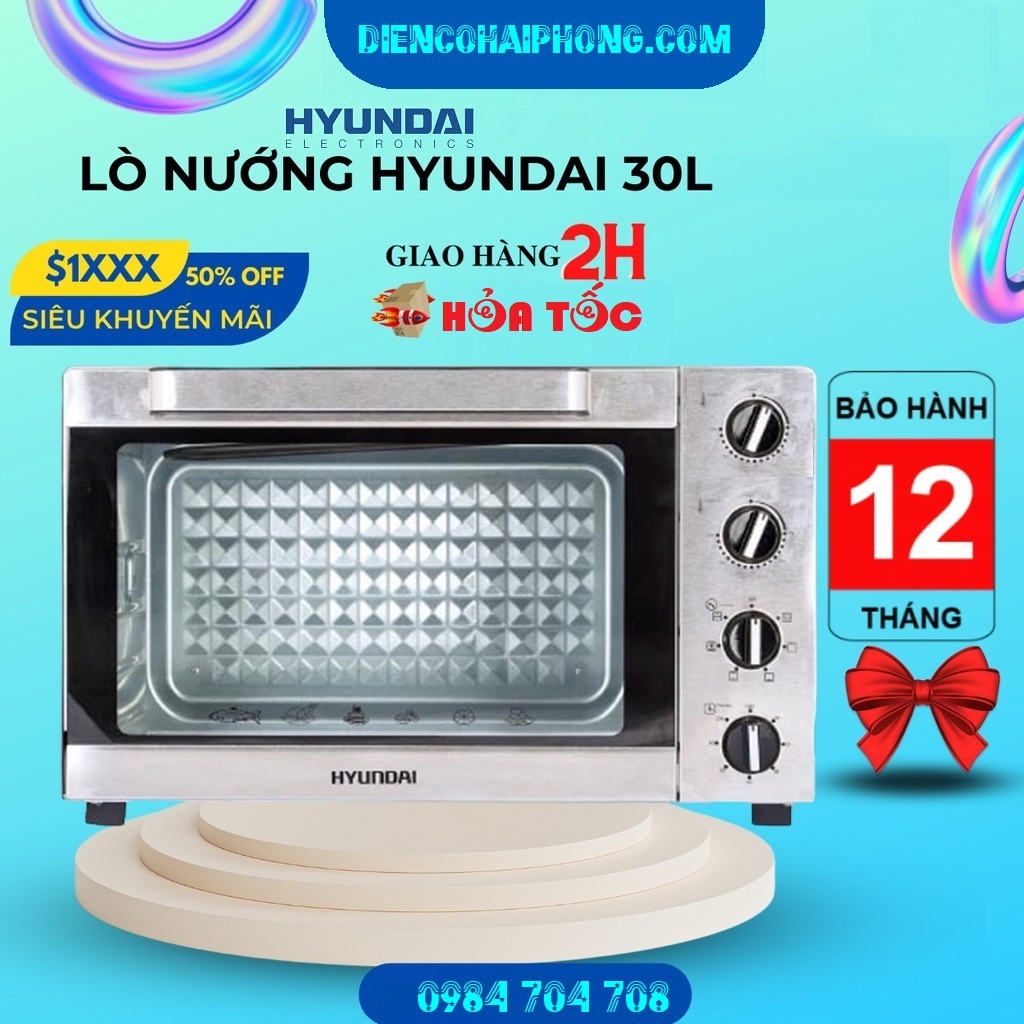 Lò nướng Hyundai dung tích 30L HDE 3000S