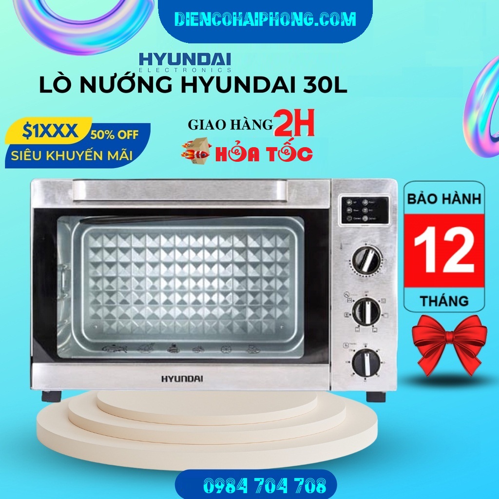 Lò nướng Hyundai dung tích 30L HDE 3000S