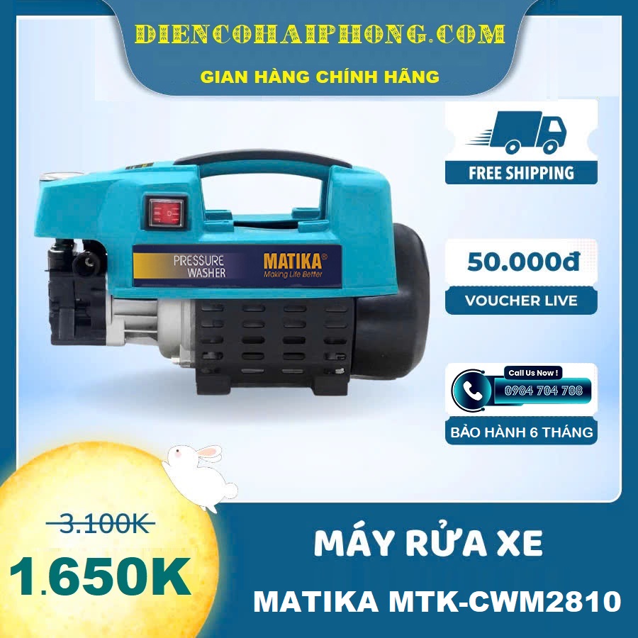 MÁY RỬA XE MATIKA MTK-CWM2810 2800W