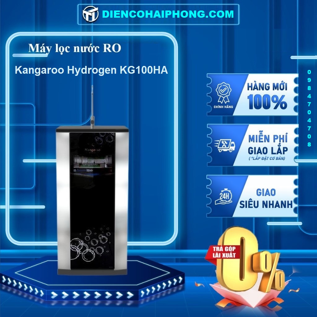 Máy lọc nước kangaroo Hydrogen KG100HA