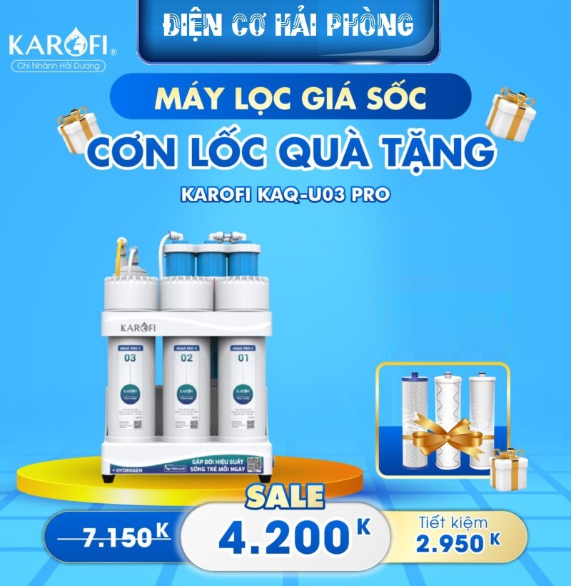 Máy lọc nước ĐỂ GẦM Karofi KAQ-U03 Pro