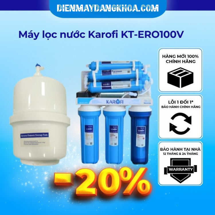 Máy lọc nước karofi 8 cấp (không vỏ tủ)