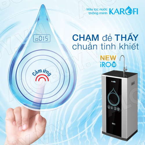 Máy lọc nước thông minh iRO 2.0 9 cấp lọc (K9IQ-2A)