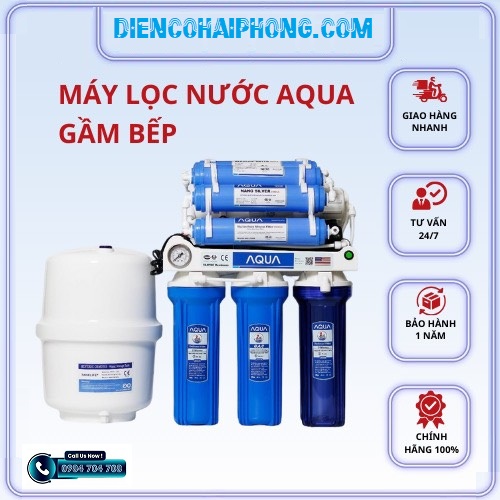 Máy lọc nước AQUA 10 LÕI KHÔNG VỎ TỦ Việt Nam