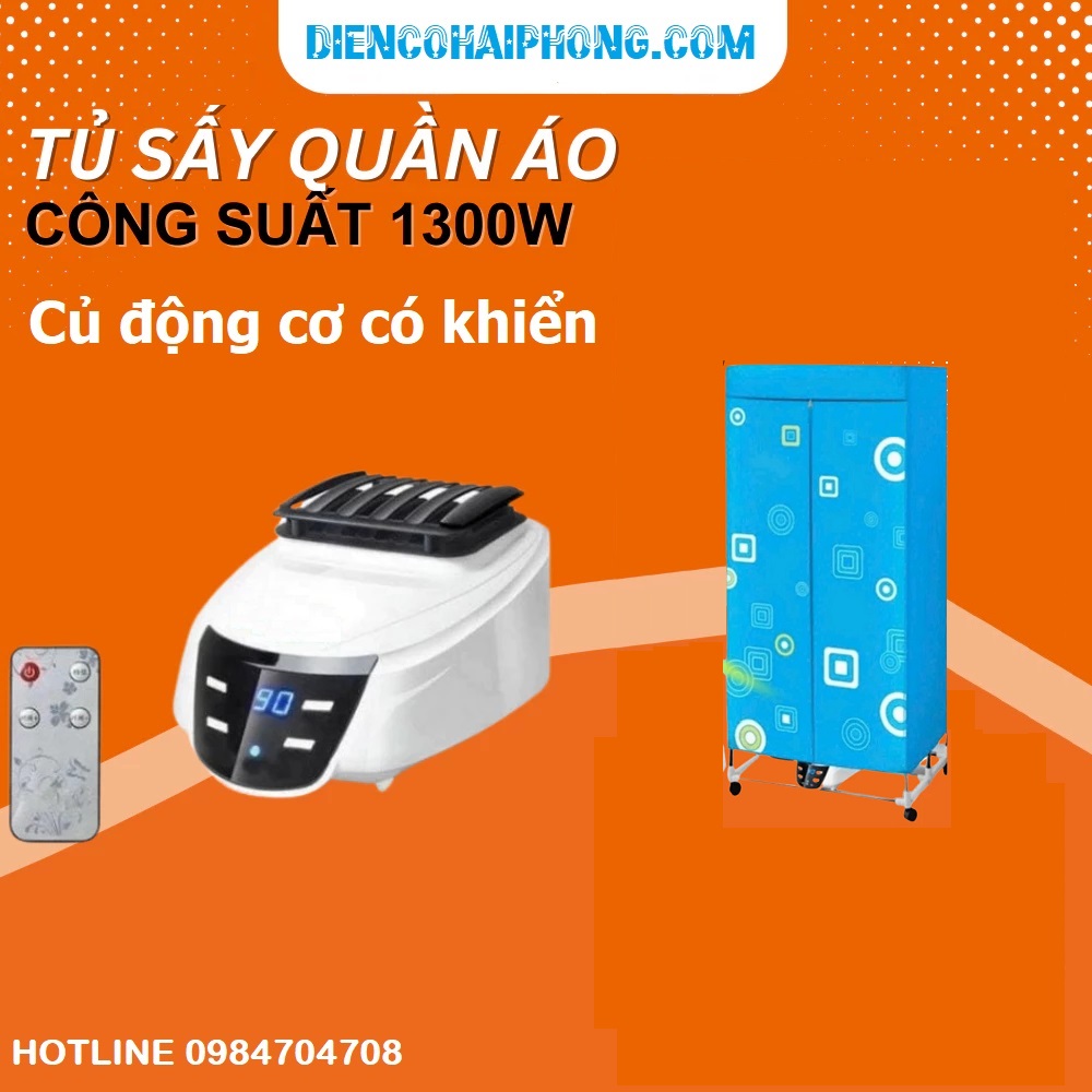 Củ máy sấy quần áo có khiển