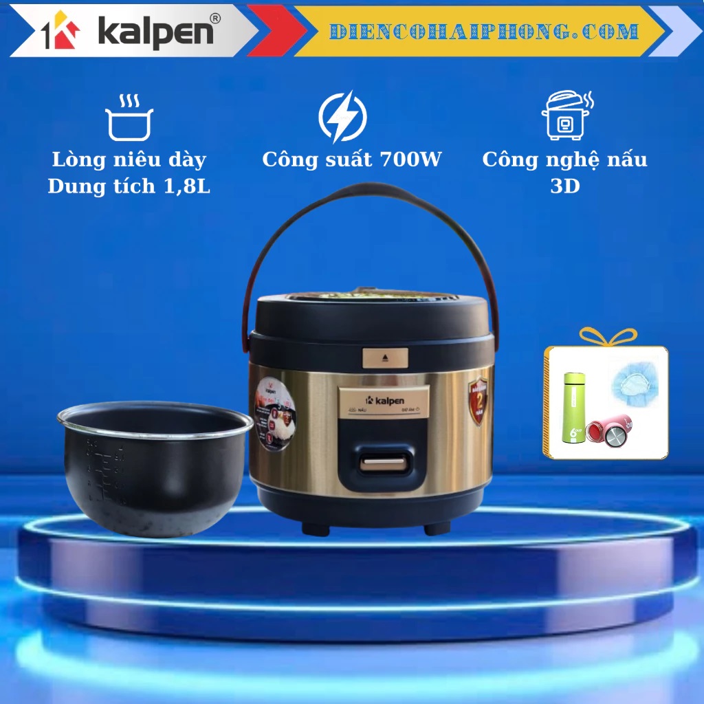 Nồi cơm điện cao cấp Kalpen R5, 1.8L