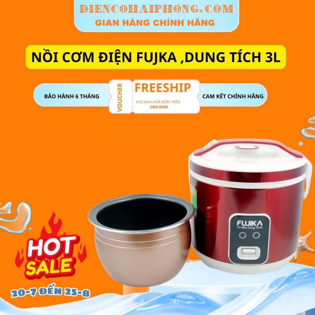 Nồi Cơm Điện 3L FUJIKA FJ-NC3006