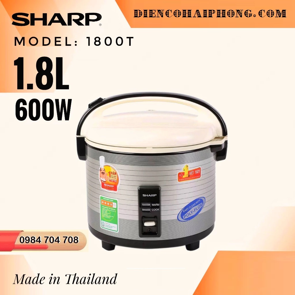 NỒI CƠM ĐIỆN SHARP KS-1800T