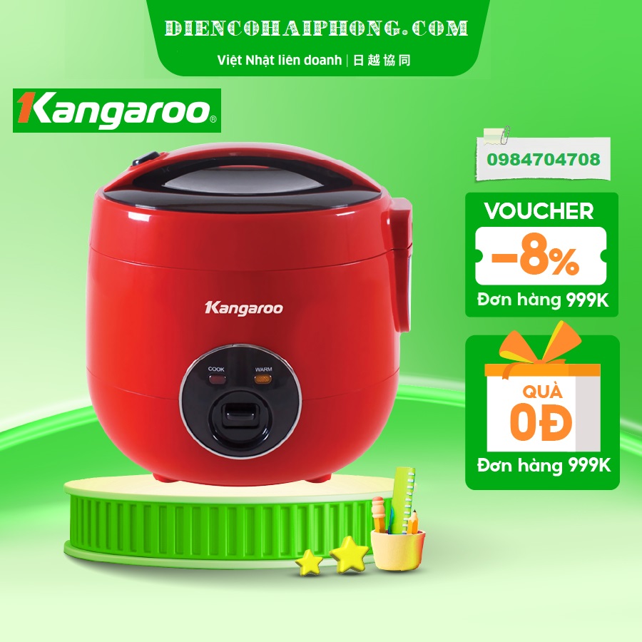 Nồi cơm điện Kangaroo KG824 dung tích 1.5L