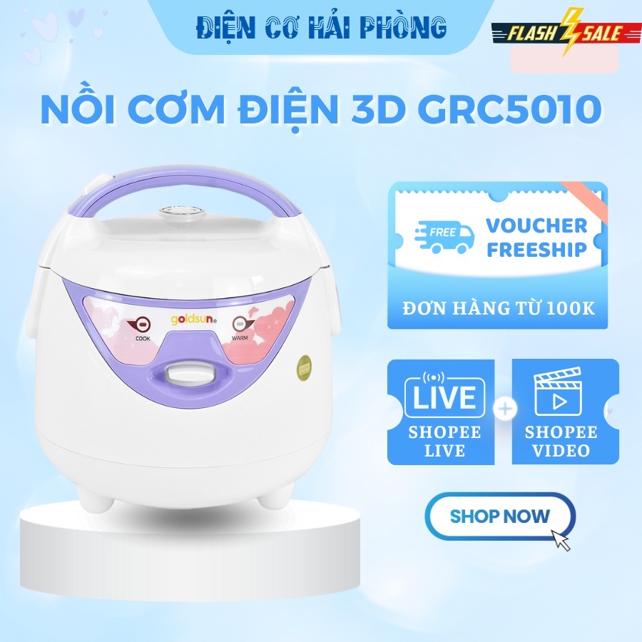 Nồi cơm điện 3D Goldsun GRC5010 (1 lít)