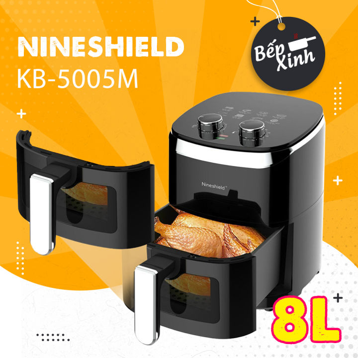 Nồi chiên không dầu Nineshield 8 lít KB5005M