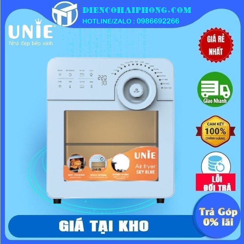 Nồi chiên không dầu UNIE Sky Blue,dung tích 14,5L