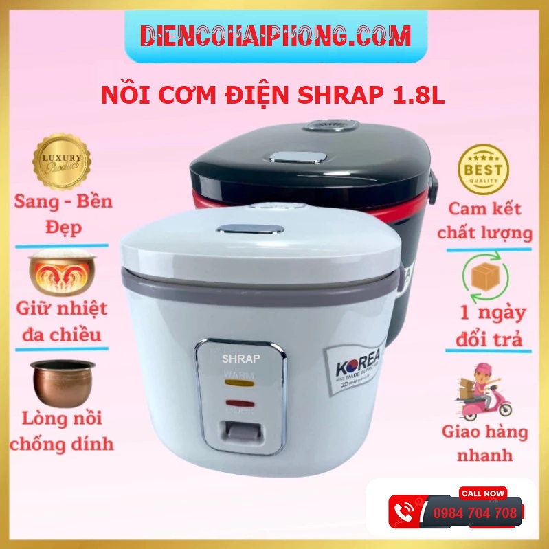 Nồi cơm điện SHRAP NC198 1.8L