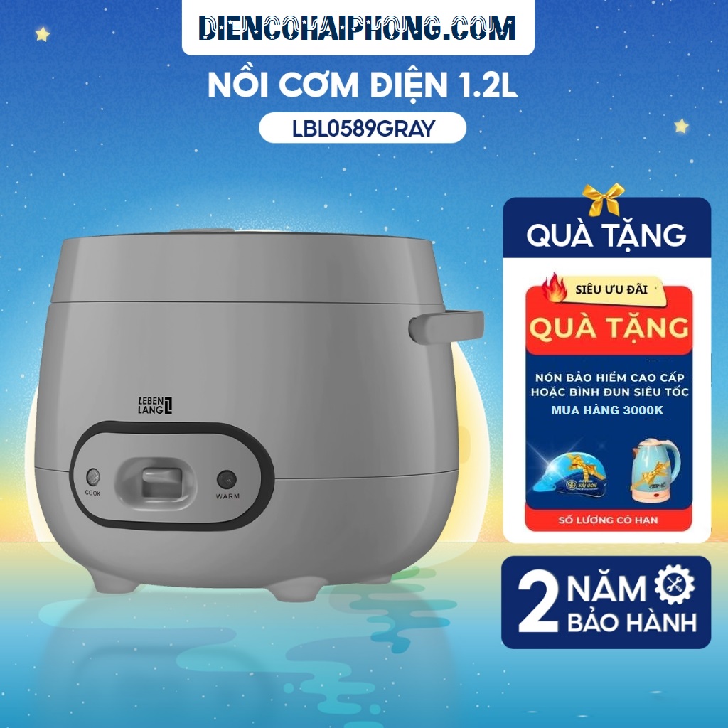 Nồi cơm điện Lebenlang LBL0589 dung tích 1.2l