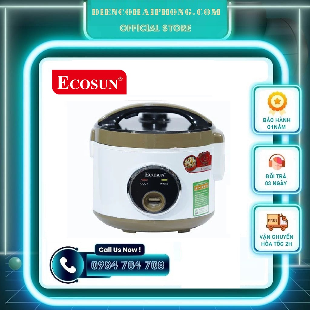 Nồi cơm điện Ecosun 1,2L ER12