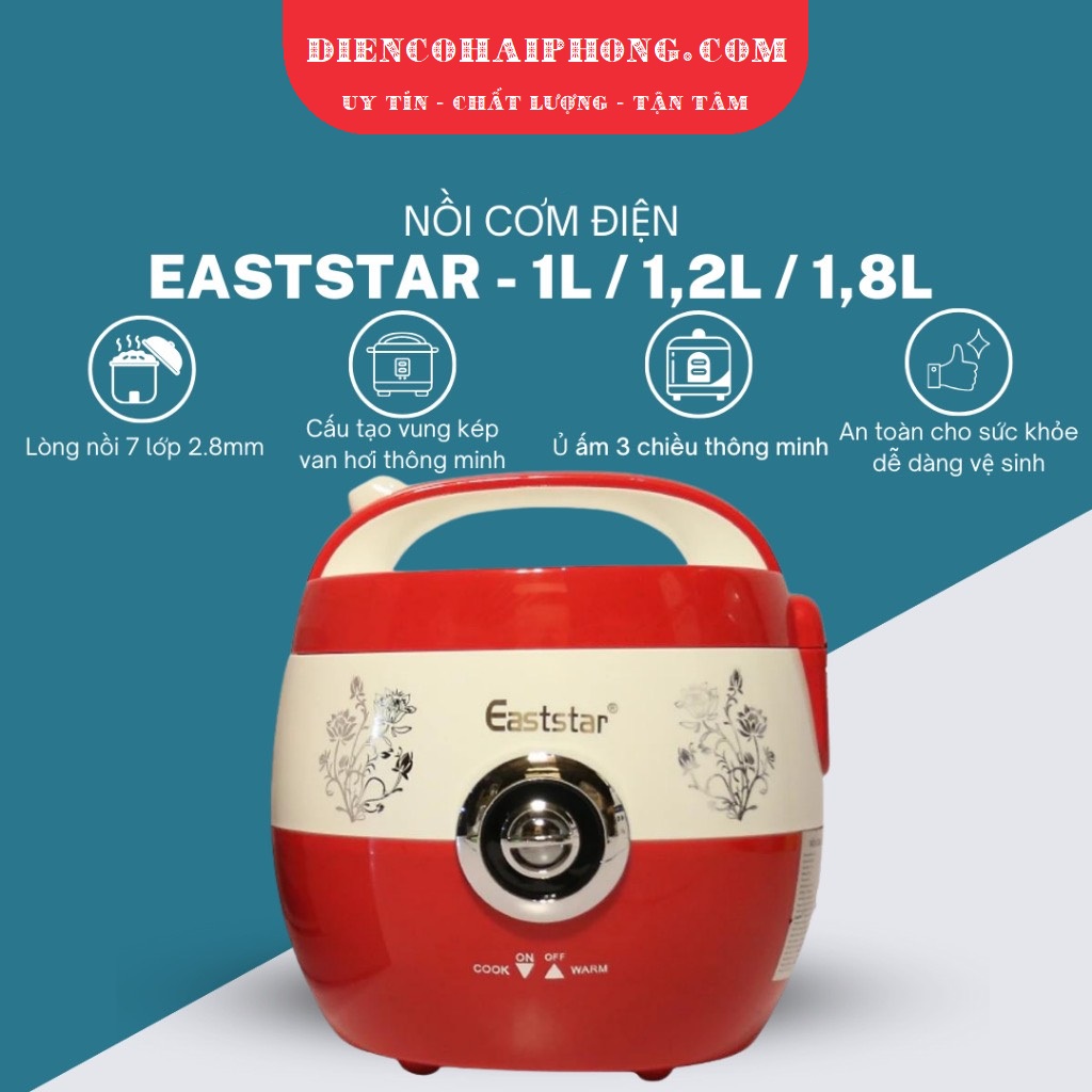 Nồi cơm điện E538 Eaststar 1.2L