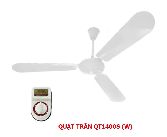Quạt trần 3 cánh điện cơ thống nhất Vinawind QT1400-S cánh sắt