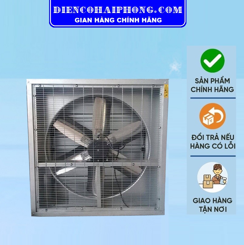 Quạt Hút Gió Công Nghiệp Gale 550W 1100 x 1100 x 400 mm