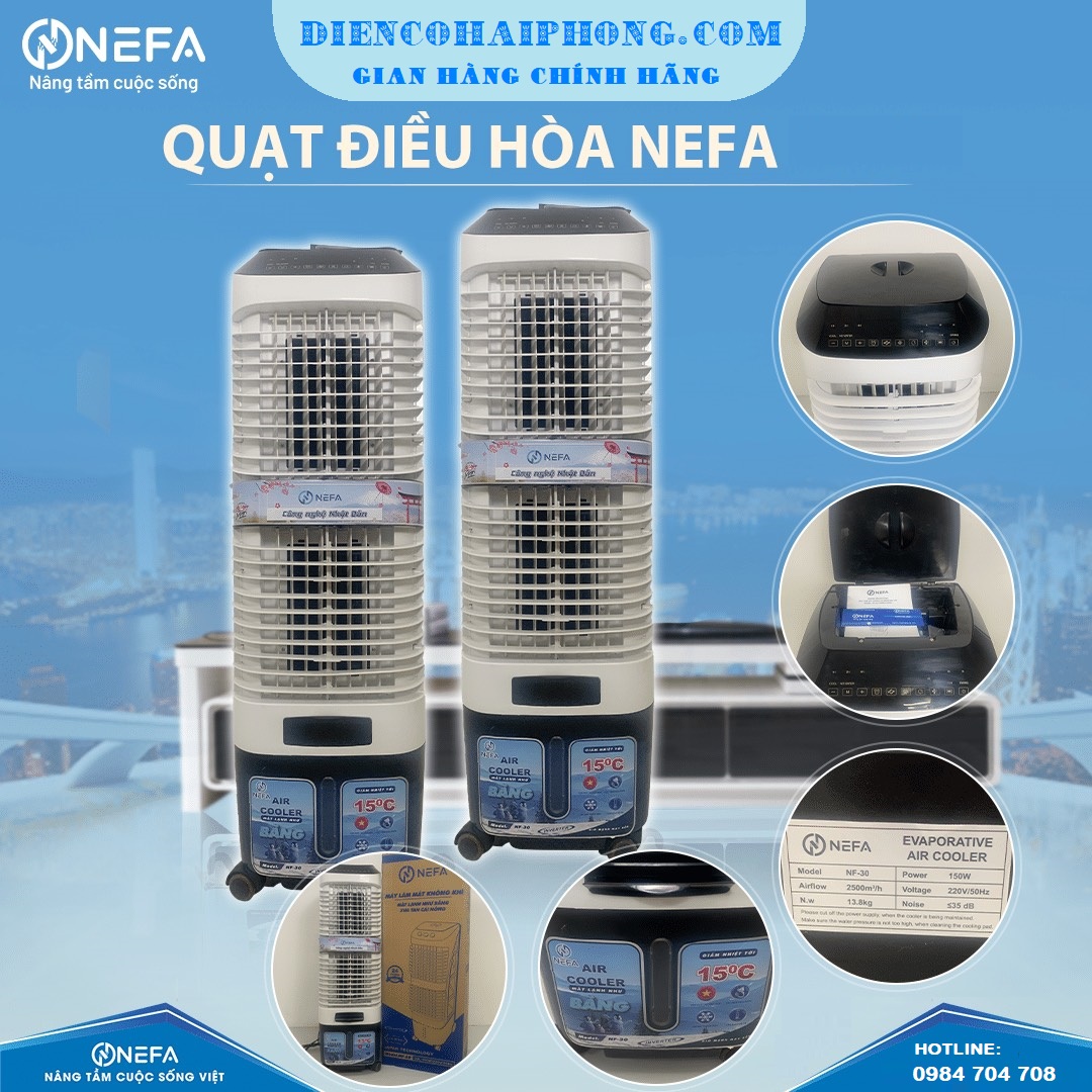 Quạt điều hòa hơi nước NEFA CC25