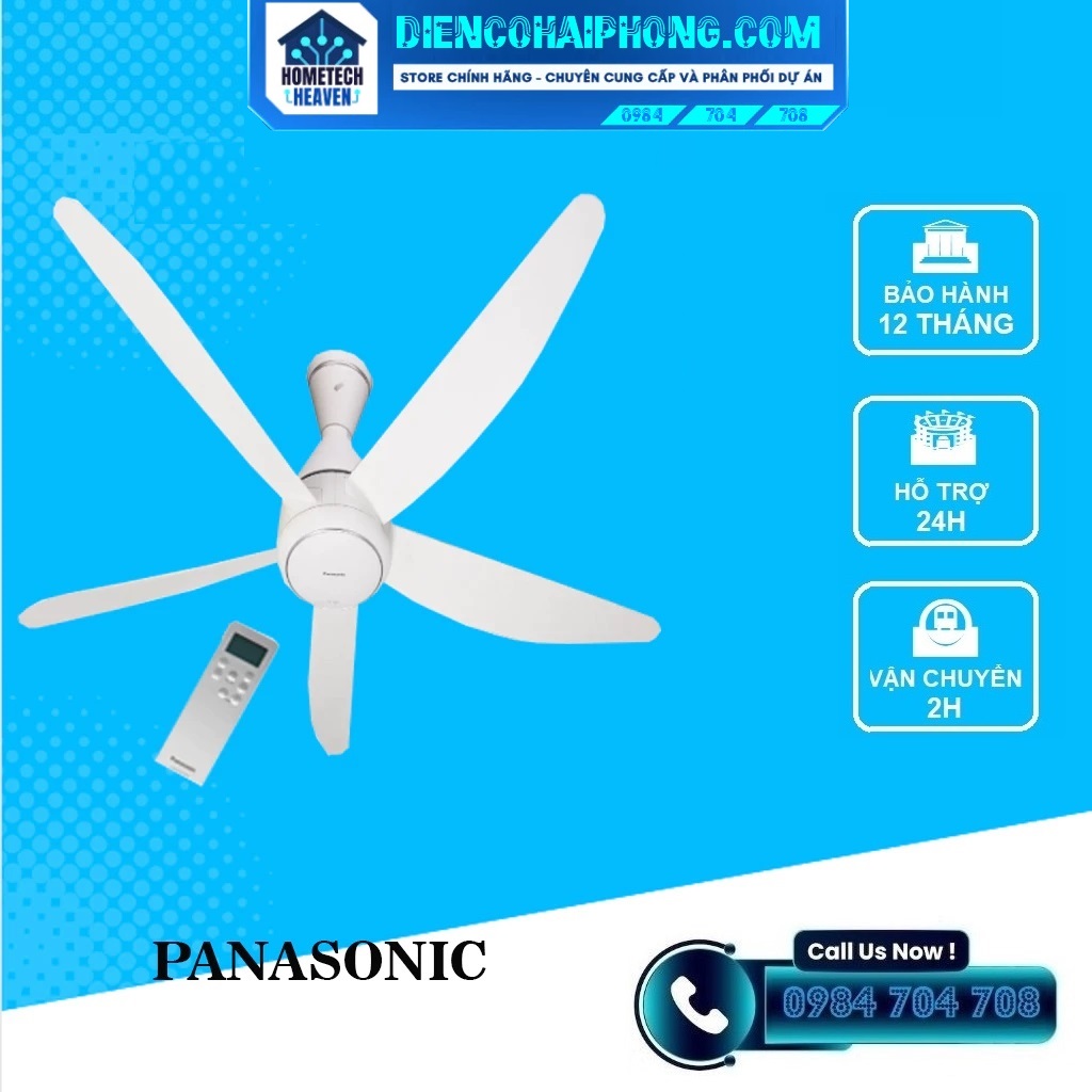 Quạt Trần Panasonic 5 cánh F-60GDN-S