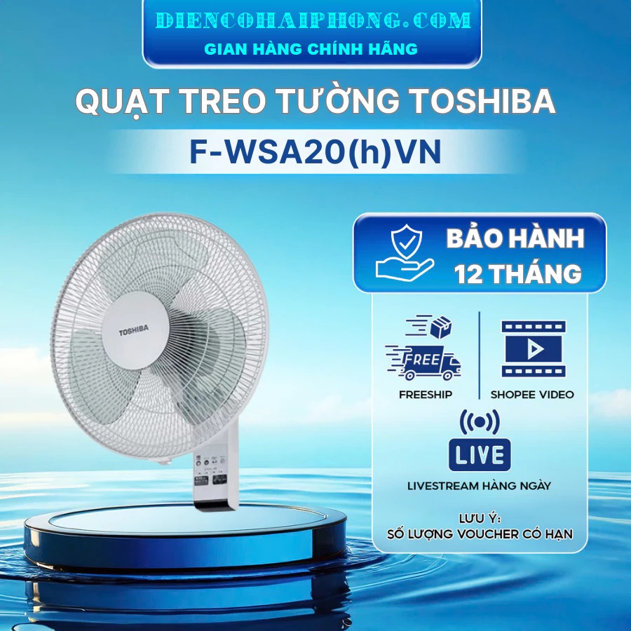 Quạt treo khiển Toshiba F-WSA20(H)VN