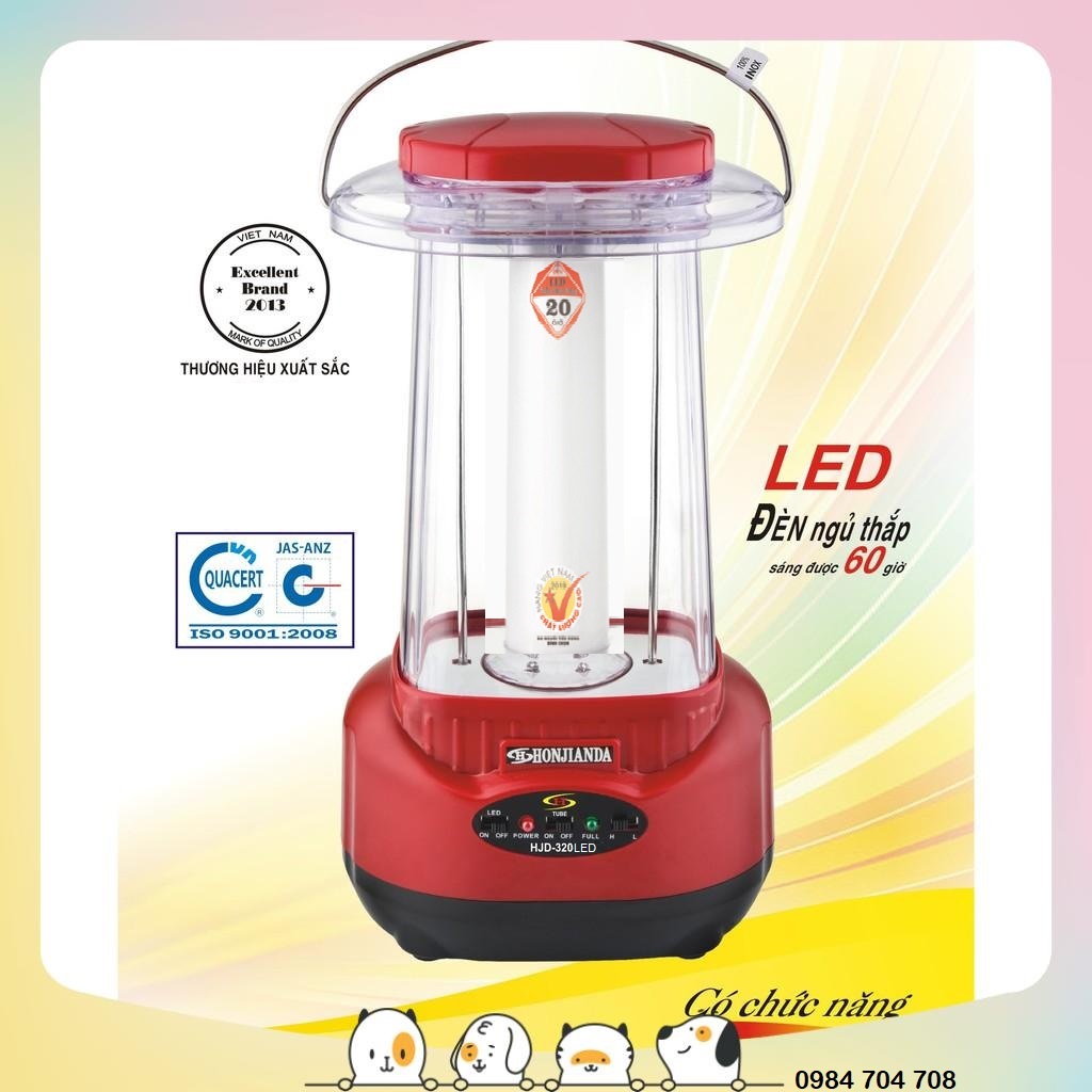 Đèn Sạc tích điện Honjianda Hjd-320 led