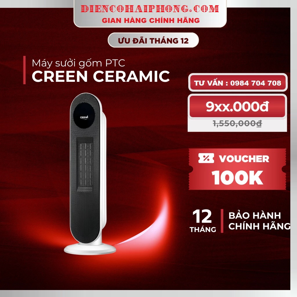 Máy sưởi gốm Creen Ceramic CR-H79C