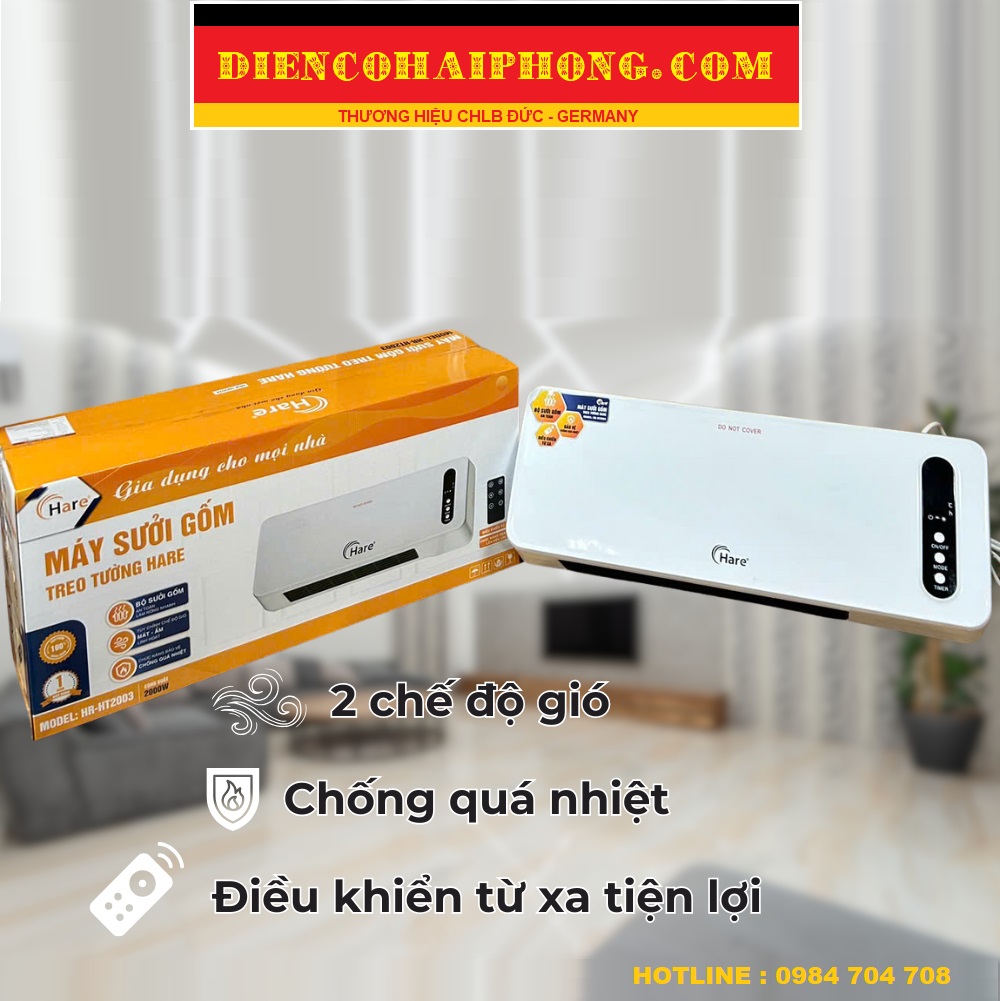 Máy sưởi gốm Hare HR-HT2003