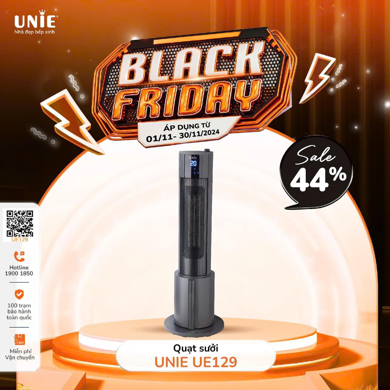 MÁY SƯỞI GỐM Unie UE- 129 2200w