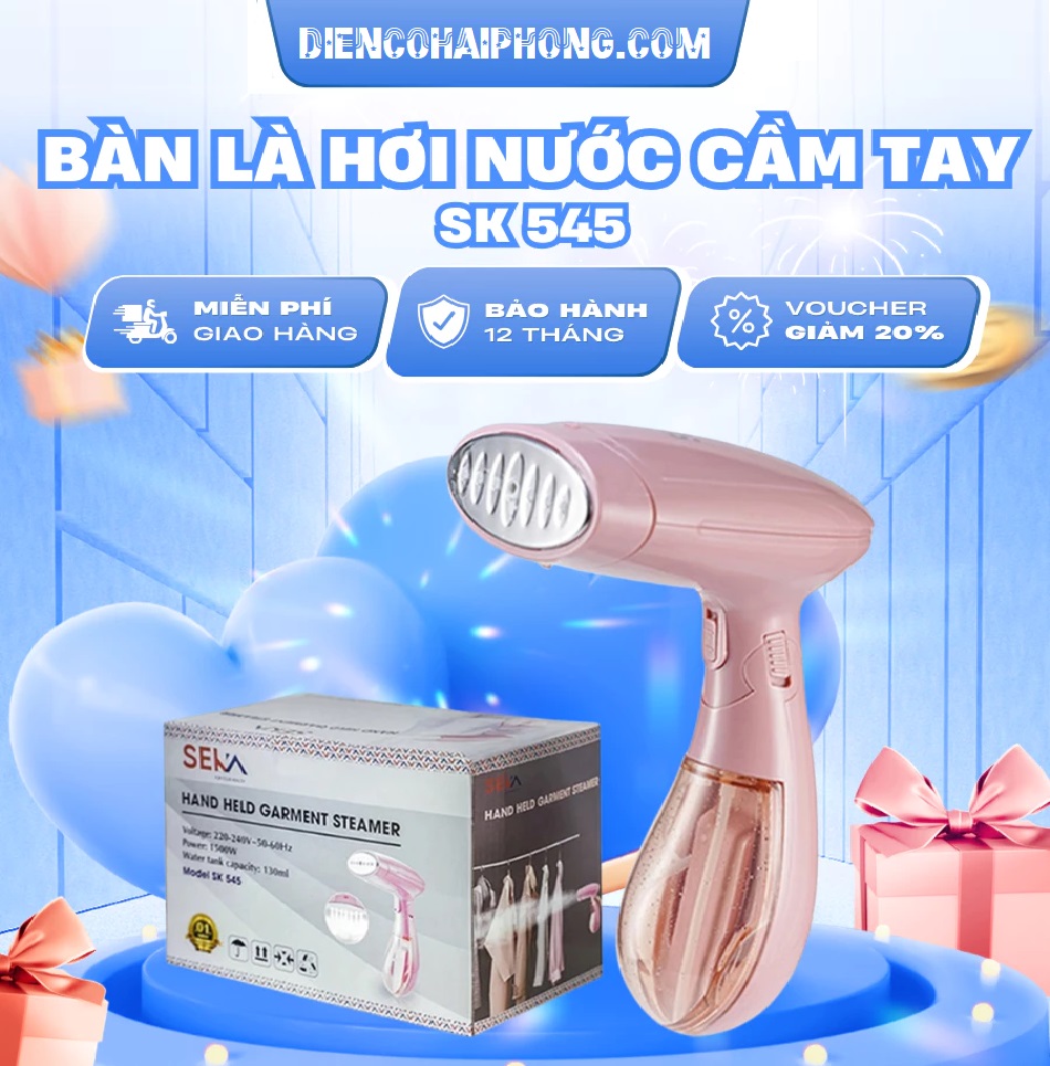 BÀN ỦI HƠI NƯỚC CẦM TAY Seka 1500W