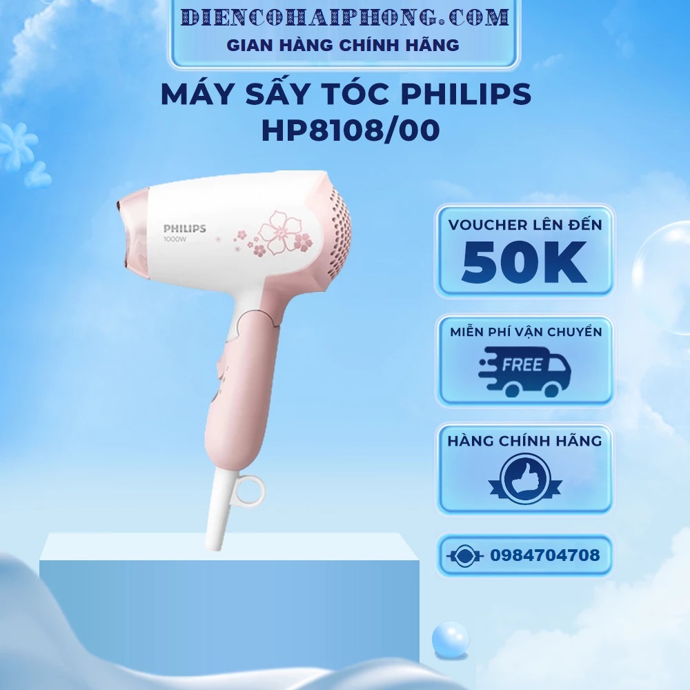 Máy sấy tóc 1000W Philips HP8108