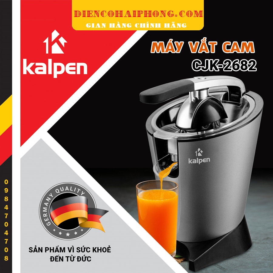 Máy Vắt Cam Kalpen CJK-2682, Công suất 800W