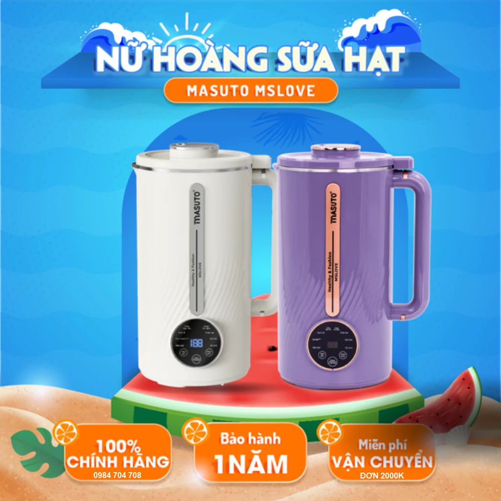 Máy làm sữa hạt Masuto MsLove Dung tích 1000ml