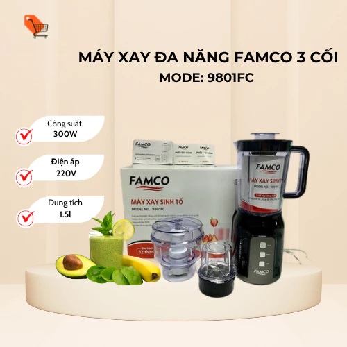 MÁY XAY SINH TỐ FAMCO 9801FC