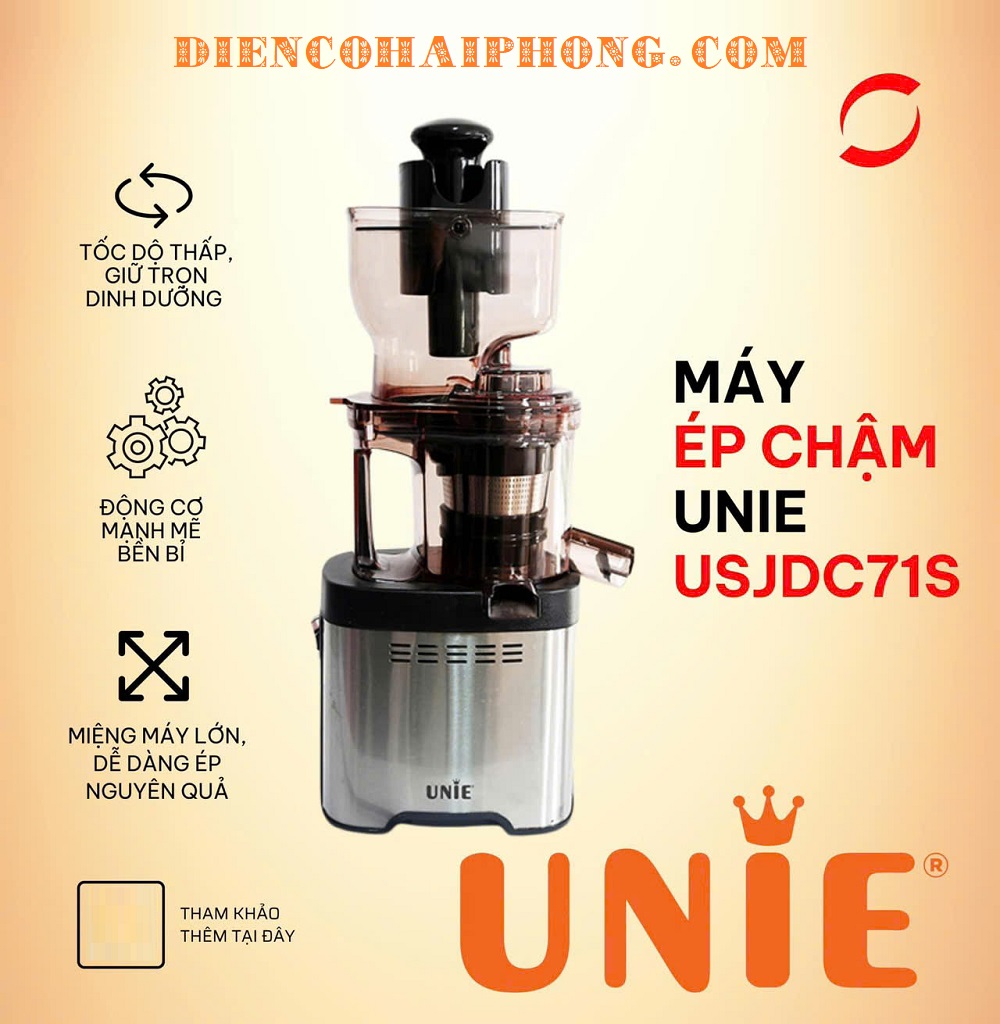 Máy ép chậm Unie USJDC71S công suất 400w